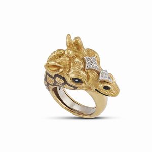 DAVID WEBB ANELLO GIRAFFA  - Asta Gioielli - Associazione Nazionale - Case d'Asta italiane