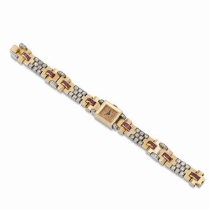 CARTIER PARIS OROLOGIO TANK DA DONNA  - Asta Gioielli - Associazione Nazionale - Case d'Asta italiane