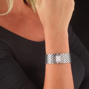 CARTIER : CARTIER PANTHERE RUBAN OROLOGIO BRACCIALE REF. 2420  - Asta Gioielli - Associazione Nazionale - Case d'Asta italiane