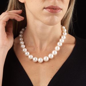 COLLANA DI PERLE SOUTH SEA  - Asta Gioielli - Associazione Nazionale - Case d'Asta italiane