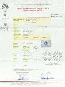 DIAMANTE IN BLISTER  - Asta Gioielli - Associazione Nazionale - Case d'Asta italiane