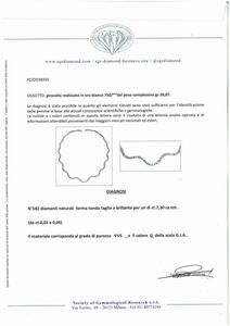 COLLANA DI DIAMANTI  - Asta Gioielli - Associazione Nazionale - Case d'Asta italiane