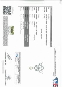 COLLANA CON PERLA NATURALE E DIAMANTI  - Asta Gioielli - Associazione Nazionale - Case d'Asta italiane