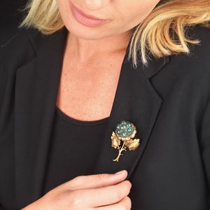 BUCCELLATI : BUCCELLATI SPILLA A FORMA DI FIORE  - Asta Gioielli - Associazione Nazionale - Case d'Asta italiane