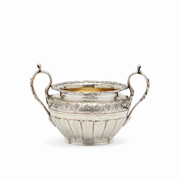 Zuccheriera in argento, Inghilterra, XX secolo  - Asta Gioielli - Associazione Nazionale - Case d'Asta italiane