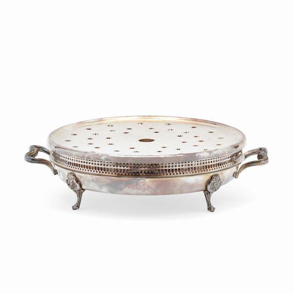 Scalda vivande in argento e metallo  - Asta Gioielli - Associazione Nazionale - Case d'Asta italiane