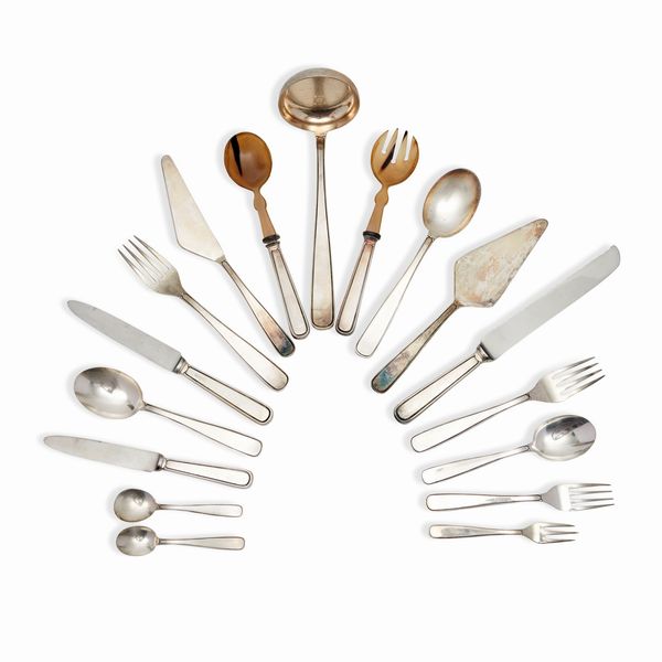 Servizio di posate in argento  - Asta Gioielli - Associazione Nazionale - Case d'Asta italiane