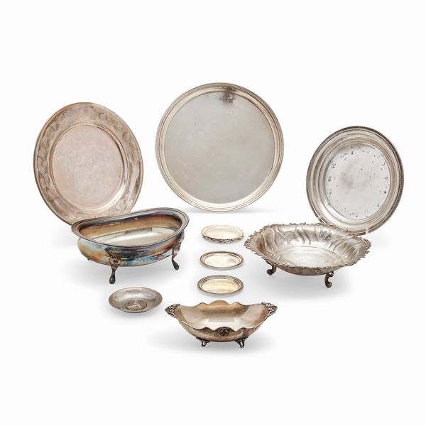 Quattordici oggetti in argento, Italia XX secolo  - Asta Gioielli - Associazione Nazionale - Case d'Asta italiane