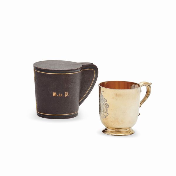 Boccale in argento vermeil, Londra, met� XIX secolo  - Asta Gioielli - Associazione Nazionale - Case d'Asta italiane