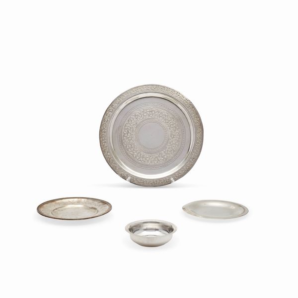 Quattro oggetti in argento, XIX secolo  - Asta Gioielli - Associazione Nazionale - Case d'Asta italiane