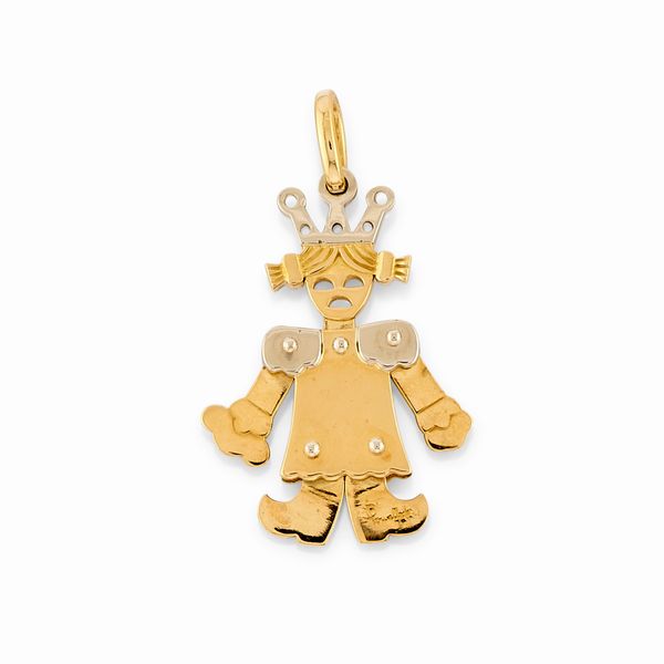 POMELLATO : Pendente in oro bicolore 18k  - Asta Gioielli - Associazione Nazionale - Case d'Asta italiane