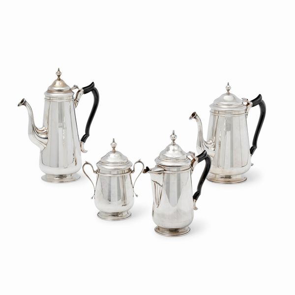 Servizio da t e caff in argento, Firenze, XX secolo  - Asta Gioielli - Associazione Nazionale - Case d'Asta italiane