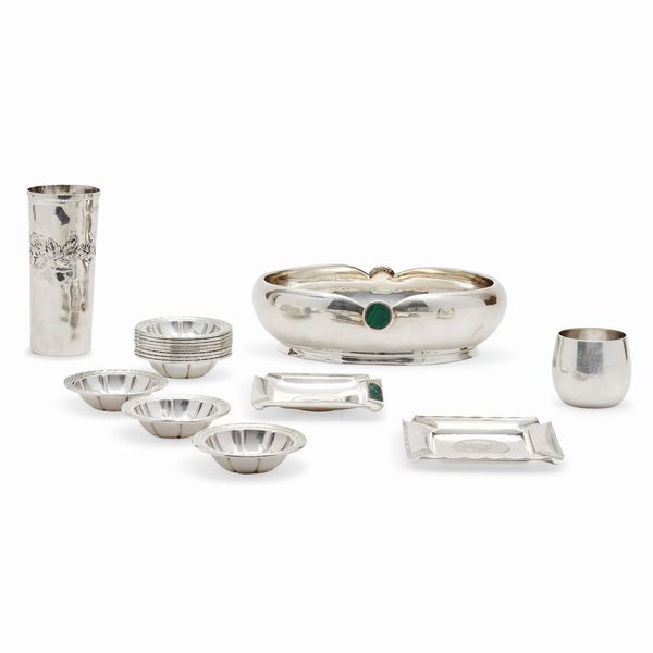 Sedici oggetti in argento 925, Italia, XX secolo  - Asta Gioielli - Associazione Nazionale - Case d'Asta italiane