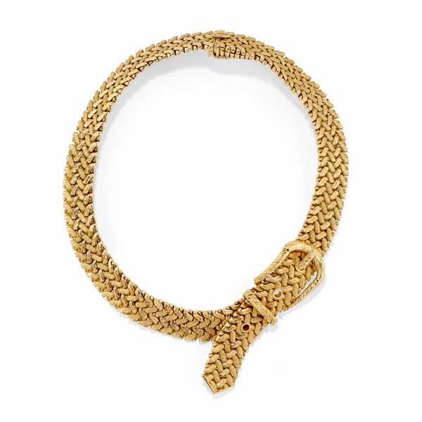 Hermès : Collana in oro giallo 18k  - Asta Gioielli - Associazione Nazionale - Case d'Asta italiane