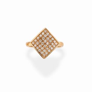 Cinque gioielli in oro bianco e rosa 18k, diamanti e cammeo  - Asta Gioielli - Associazione Nazionale - Case d'Asta italiane