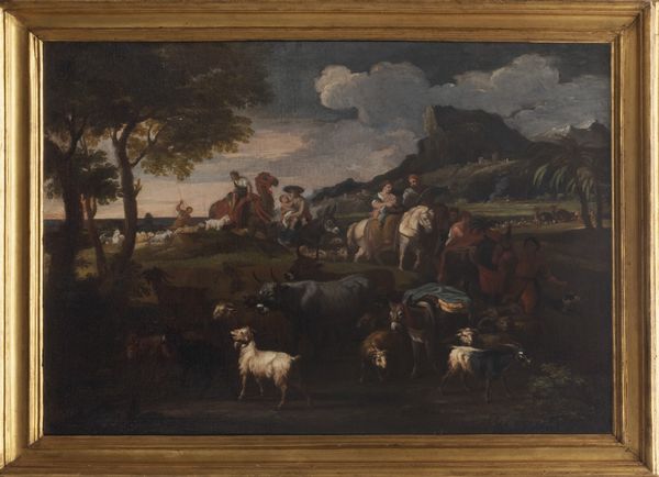 Pieter Mulier, detto il Tempesta : Esodo degli Ebrei dall'Egitto  - Asta Dipinti e disegni antichi - Associazione Nazionale - Case d'Asta italiane