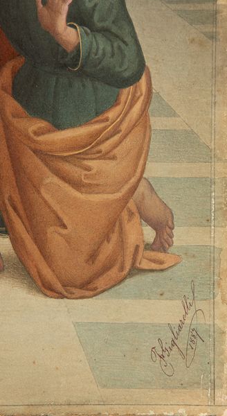 Fernando Gigliarelli : Adorazione del Bambino, da Perugino  - Asta Dipinti e disegni antichi - Associazione Nazionale - Case d'Asta italiane