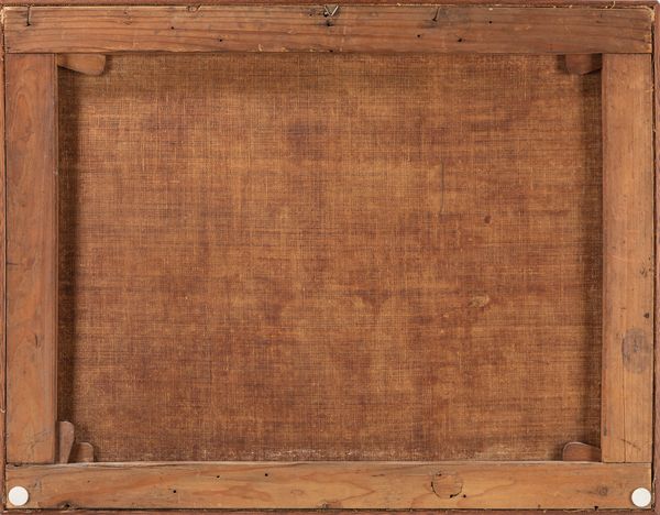 Scuola emiliana, secolo XVII : Sacra Famiglia  - Asta Dipinti e disegni antichi - Associazione Nazionale - Case d'Asta italiane