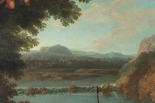 Scuola bolognese, secolo XVII : Venere e Adone  - Asta Dipinti e disegni antichi - Associazione Nazionale - Case d'Asta italiane