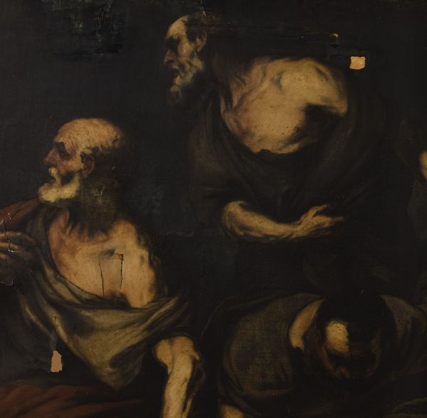 Scuola napoletana, secolo XVII : La chiamata degli Apostoli  - Asta Dipinti e disegni antichi - Associazione Nazionale - Case d'Asta italiane