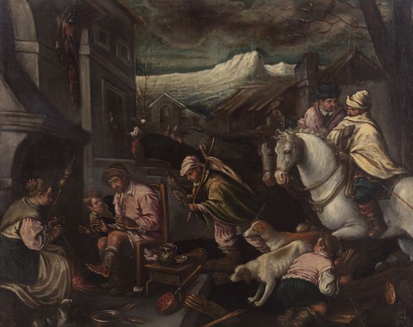 Bottega dei Bassano : Le quattro stagioni  - Asta Dipinti e disegni antichi - Associazione Nazionale - Case d'Asta italiane