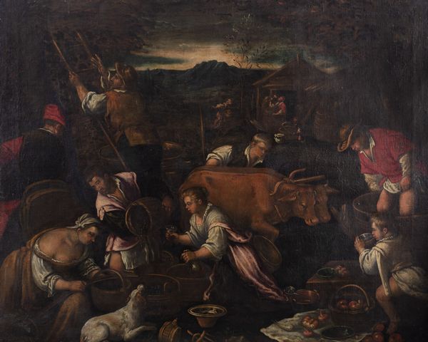 Bottega dei Bassano : Le quattro stagioni  - Asta Dipinti e disegni antichi - Associazione Nazionale - Case d'Asta italiane