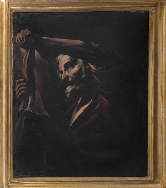 Scuola napoletana, secolo XVII : Evangelista  - Asta Dipinti e disegni antichi - Associazione Nazionale - Case d'Asta italiane