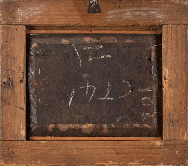 Maniera di Adriaen Brouwer : Interno di taverna con amanti  - Asta Dipinti e disegni antichi - Associazione Nazionale - Case d'Asta italiane