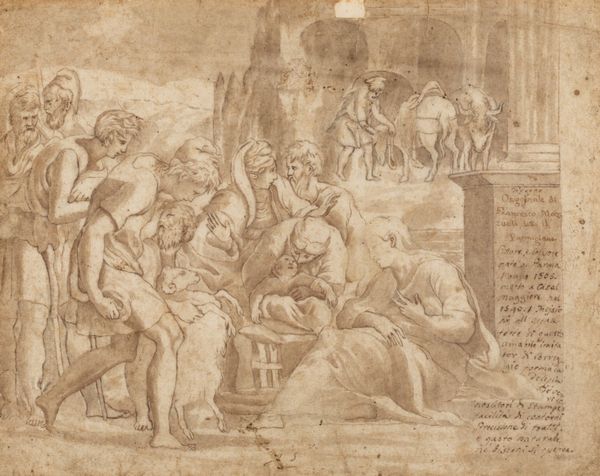 Da Parmigianino, secolo XVIII : Adorazione dei pastori  - Asta Dipinti e disegni antichi - Associazione Nazionale - Case d'Asta italiane