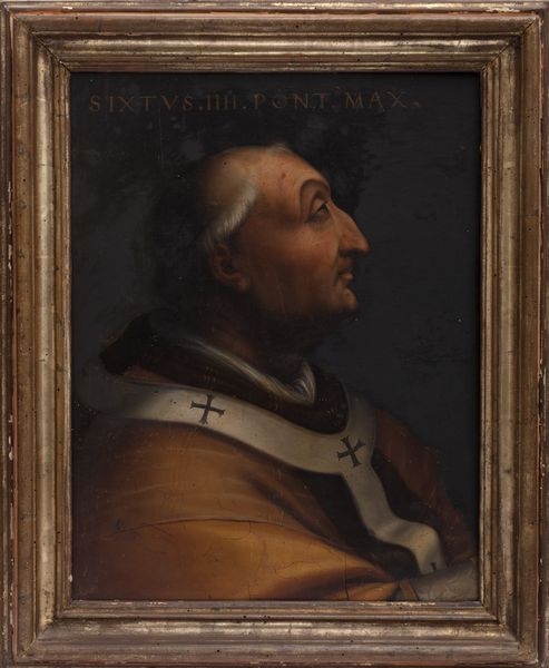 Scuola toscana, secolo XVI : Ritratto di Papa Sisto IV  - Asta Dipinti e disegni antichi - Associazione Nazionale - Case d'Asta italiane
