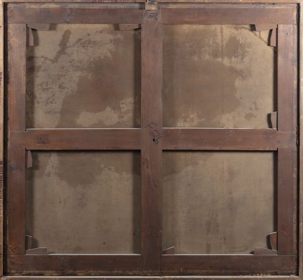 Scuola veneta, secolo XVII : Matrimonio mistico di Santa Caterina  - Asta Dipinti e disegni antichi - Associazione Nazionale - Case d'Asta italiane