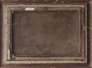 Scuola veneta, secolo XVIII : Paesaggio fluviale con pastori e armenti e casolari in lontananza  - Asta Dipinti e disegni antichi - Associazione Nazionale - Case d'Asta italiane