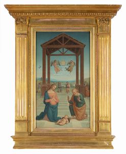 Fernando Gigliarelli - Adorazione del Bambino, da Perugino