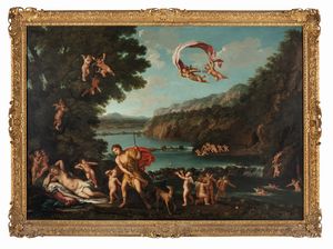 Scuola bolognese, secolo XVII - Venere e Adone