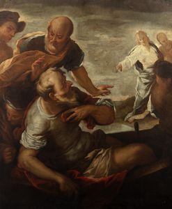 Luca Giordano (Napoli 1634 – 1705) e Studio - Vocazione di San Pietro e Sant'Andrea