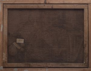 Carlo Manieri (attivo a Roma 1662 - 1700) : Natura morta con orologio, tappeti, libri e suppellettili su un tavolo  - Asta Dipinti e disegni antichi - Associazione Nazionale - Case d'Asta italiane