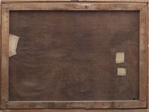 Carlo Manieri (attivo a Roma 1662 - 1700) : Natura morta con chitarra, violino e suppellettili su un piano di marmo  - Asta Dipinti e disegni antichi - Associazione Nazionale - Case d'Asta italiane