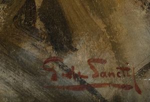 GIUSEPPE DE SANCTIS : Nudo di donna  - Asta Dipinti e disegni antichi - Associazione Nazionale - Case d'Asta italiane