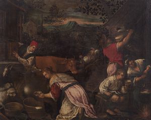 Bottega dei Bassano : Le quattro stagioni  - Asta Dipinti e disegni antichi - Associazione Nazionale - Case d'Asta italiane