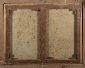 Seguace di Francesco Albani : Due scene mitologiche: Venere, Vulcano e Amorini; e Diana con le sue Ninfe e Cupido  - Asta Dipinti e disegni antichi - Associazione Nazionale - Case d'Asta italiane