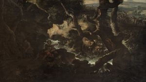 Nicola Viso (attivo a Napoli nella prima metà del secolo XVIII)
 - Paesaggio con ruscello, pastori e armenti
