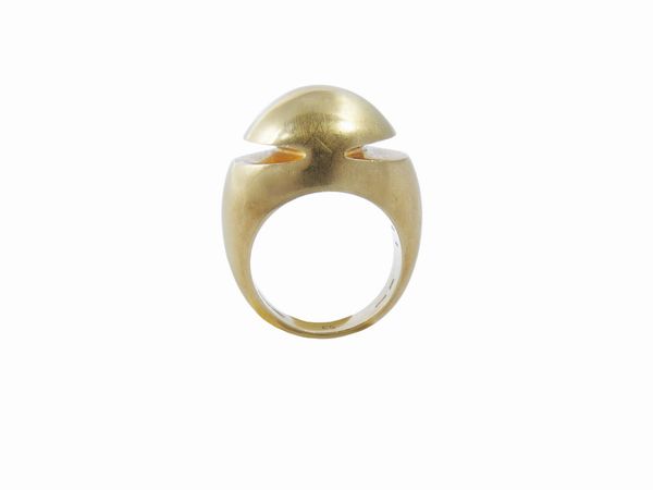 Anello in oro giallo Bulgari Cabochon  - Asta Gioielli e Orologi - Associazione Nazionale - Case d'Asta italiane