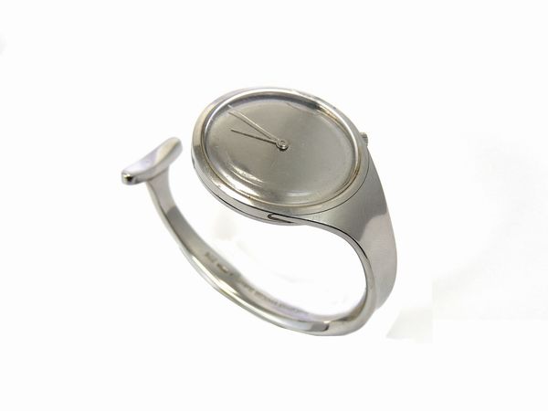 Orologio bracciale per donna Georg Jensen Vivianna in acciaio  - Asta Gioielli e Orologi - Associazione Nazionale - Case d'Asta italiane