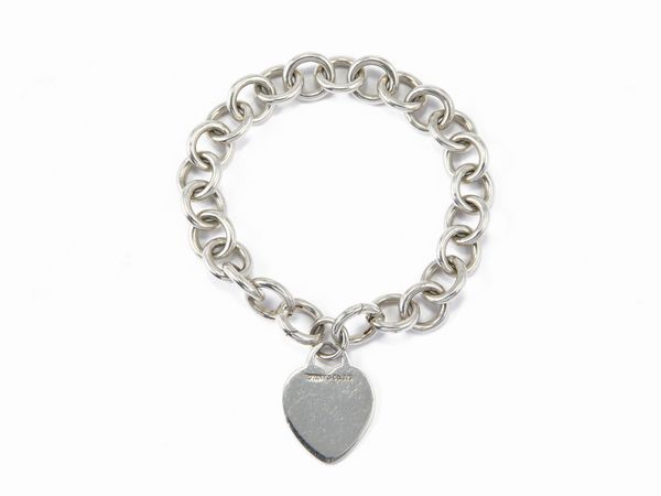 Bracciale con pendente Tiffany & Co in argento 925/1000  - Asta Gioielli e Orologi - Associazione Nazionale - Case d'Asta italiane