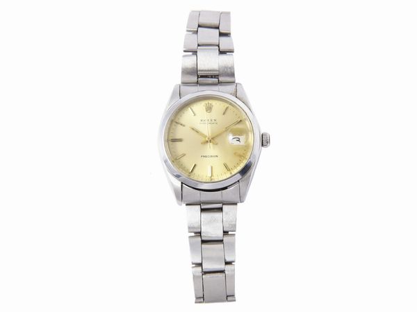 Orologio da polso per uomo Rolex Precision Oysterdate in acciaio  - Asta Gioielli e Orologi - Associazione Nazionale - Case d'Asta italiane