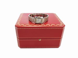 Orologio da polso per donna Cartier Tank Francaise in acciaio e oro giallo  - Asta Gioielli e Orologi - Associazione Nazionale - Case d'Asta italiane