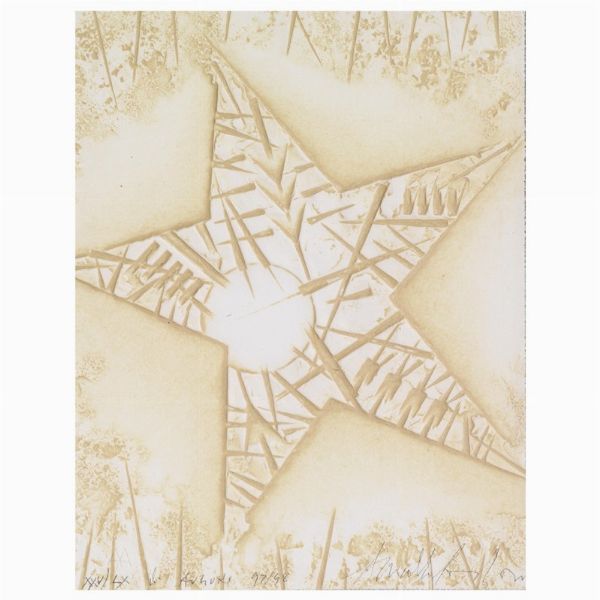 Pomodoro Arnaldo : ARNALDO POMODORO  - Asta Arte Moderna e Contemporanea, con una selezione dedicata ai biglietti d'auguri d'artista  - Associazione Nazionale - Case d'Asta italiane