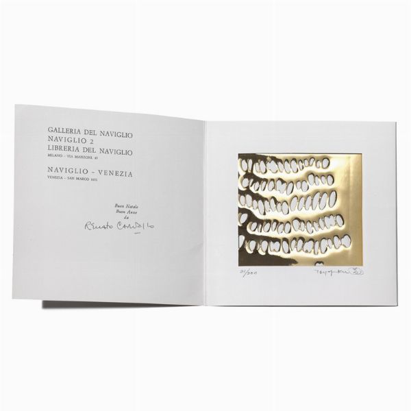 TOYOFUKU TOMONORI  - Asta Arte Moderna e Contemporanea, con una selezione dedicata ai biglietti d'auguri d'artista  - Associazione Nazionale - Case d'Asta italiane