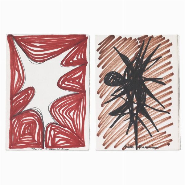 FRANCHINA NINO : NINO FRANCHINA  - Asta Arte Moderna e Contemporanea, con una selezione dedicata ai biglietti d'auguri d'artista  - Associazione Nazionale - Case d'Asta italiane