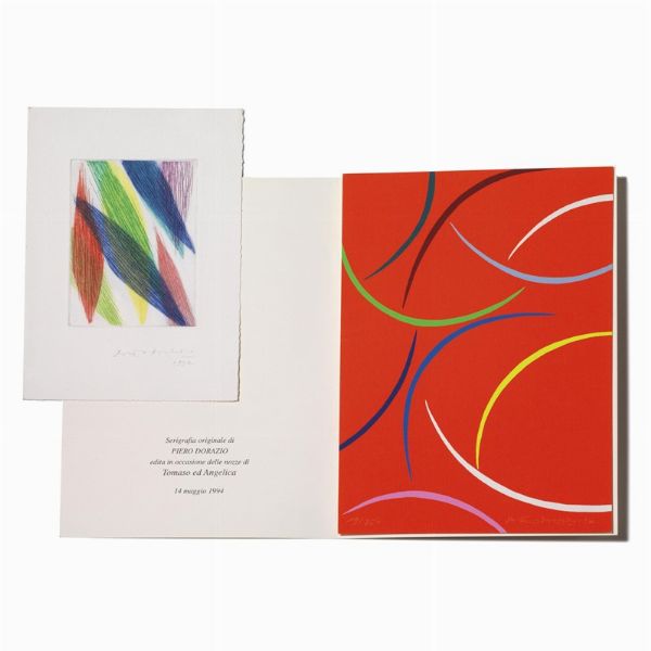 DORAZIO PIERO : PIERO DORAZIO  - Asta Arte Moderna e Contemporanea, con una selezione dedicata ai biglietti d'auguri d'artista  - Associazione Nazionale - Case d'Asta italiane